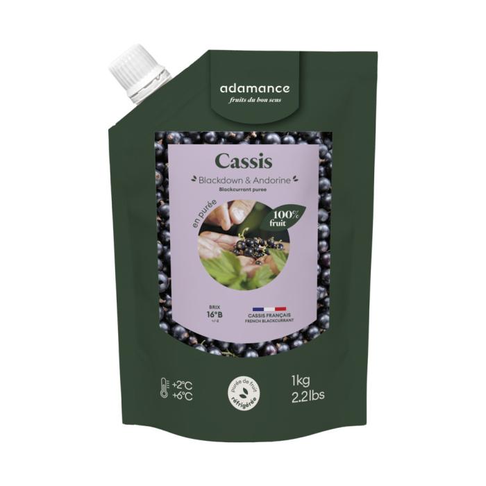 ribes nero blackdown andorine in purea 1 kg di adamance
