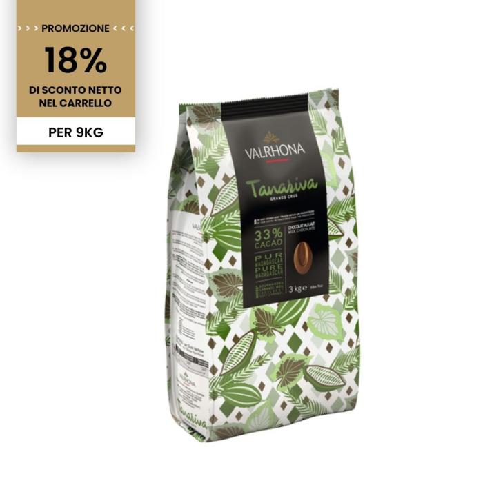 promozione cioccolato al latte tanariva 33 9 kg di valrhona