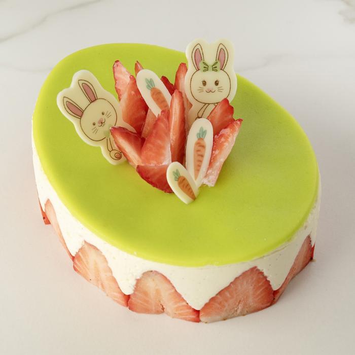 decorazione coniglietto pasqua 2 modelli di chocolatree