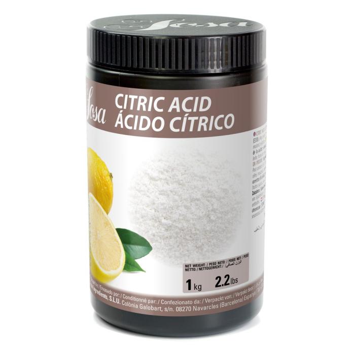 acido citrico in polvere di sosa