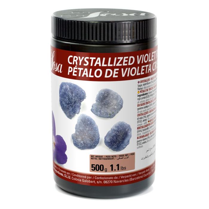 petali di viola cristallizzati di sosa