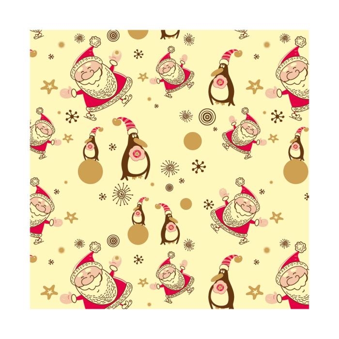 trasferibile pinguino babbo natale di chocolatree