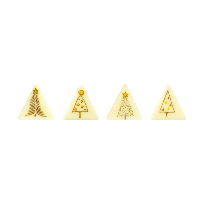decorazioni triangoli alberi di natale 4 modelli di chocolatree