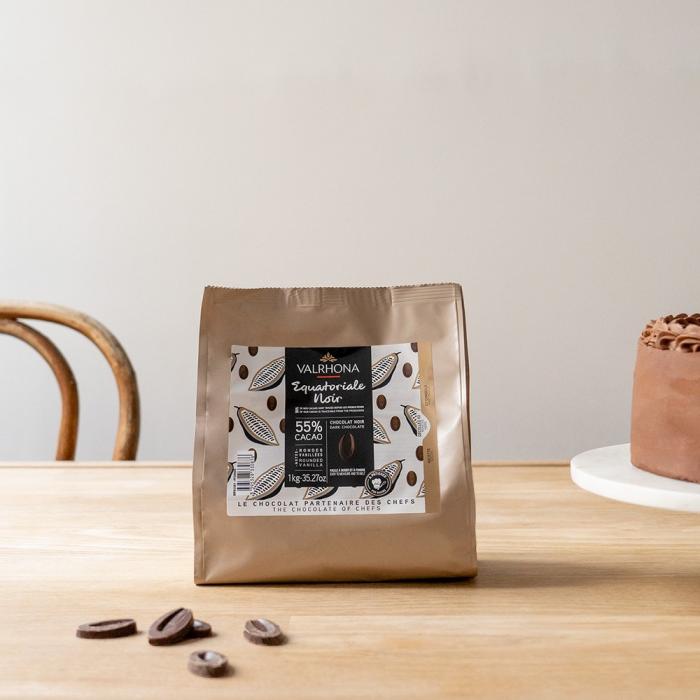 equatoriale noire 55 fave 1 kg di valrhona