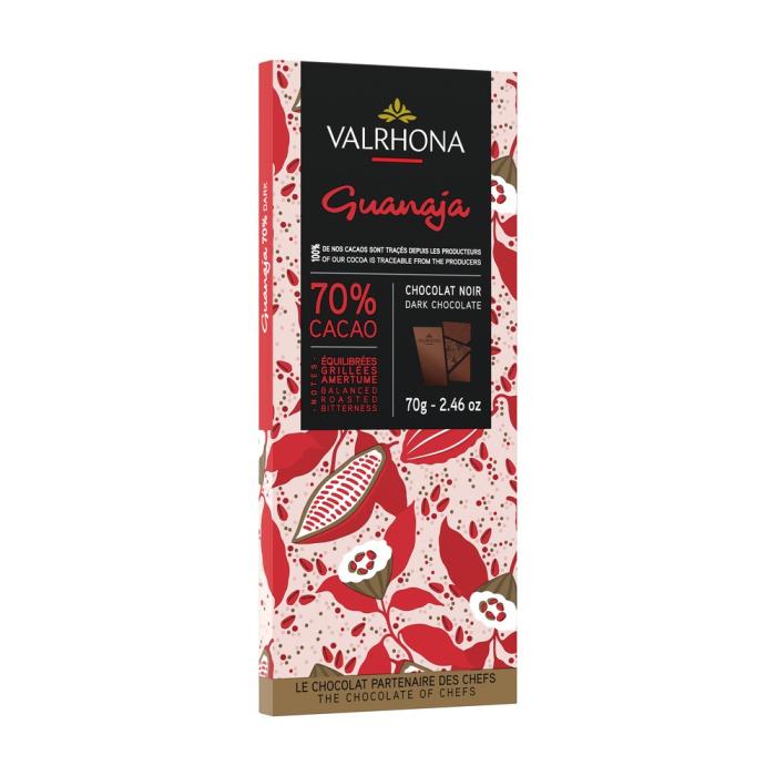 tavoletta di cioccolato fondente guanaja 70 di valrhona