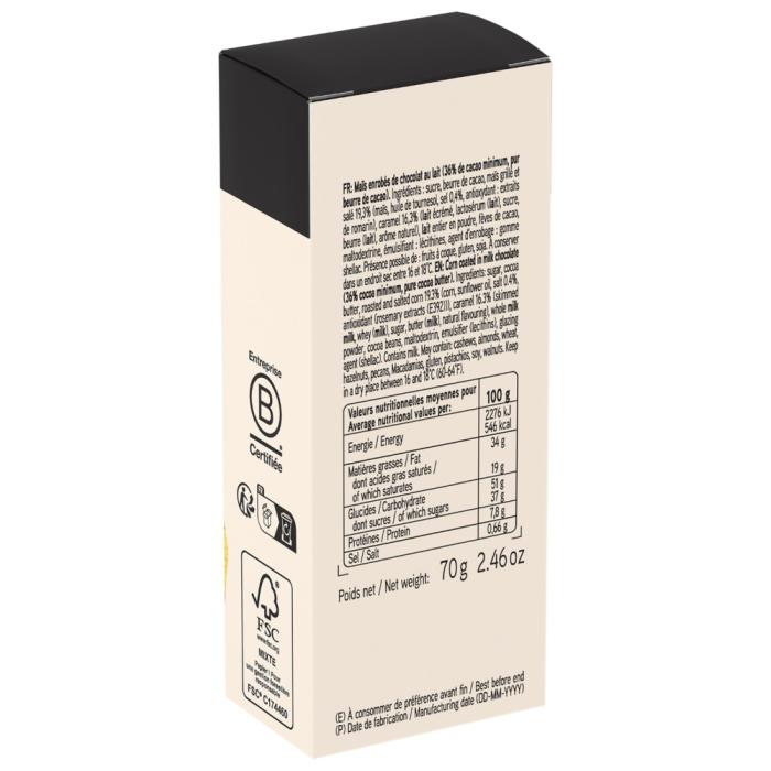 astuccio mais caramelia 70 g di valrhona