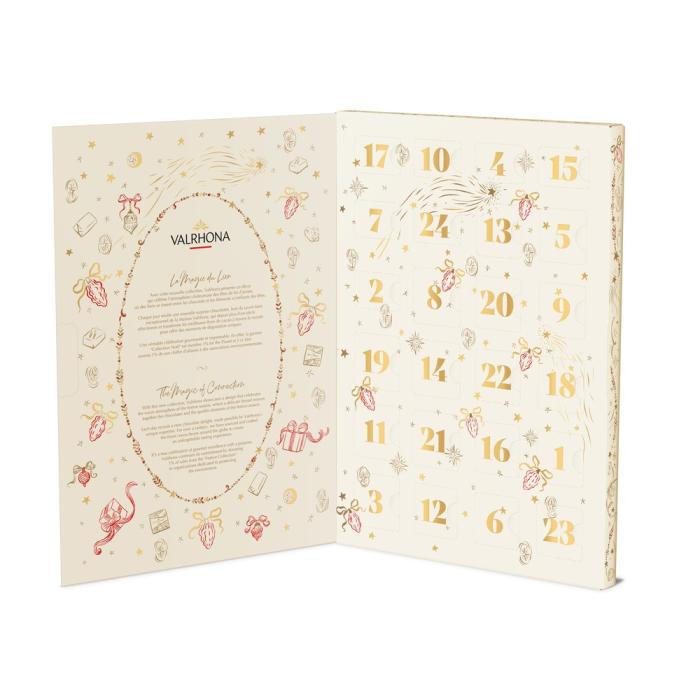 calendario delavvento natale 2026 195 g di valrhona
