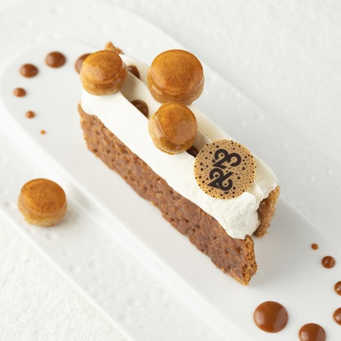 decorazione cerchio dulcey pois 202x di chocolatree