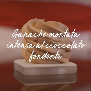 Ganache montata intensa al cioccolato fondente